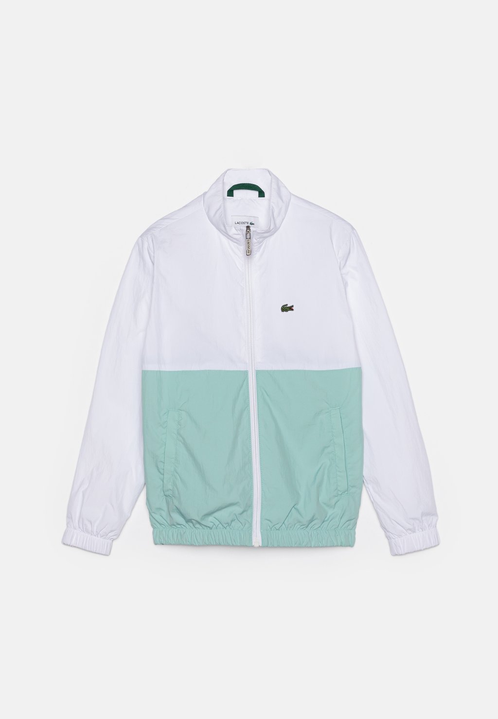 Тренировочная куртка Lacoste, цвет blanc/vert clair