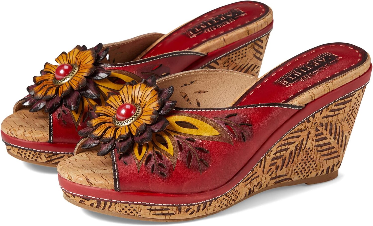 

Босоножки Bloom L'Artiste by Spring Step, цвет Red Multi