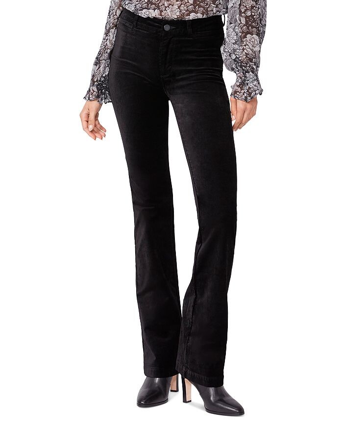 

Джинсы PAIGE Manhattan Bootcut с высокой посадкой черного цвета, черный
