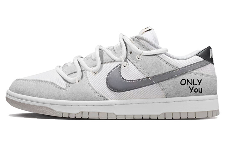 

Кроссовки Nike Dunk Skateboarding Shoes Men Low-top Black, серый