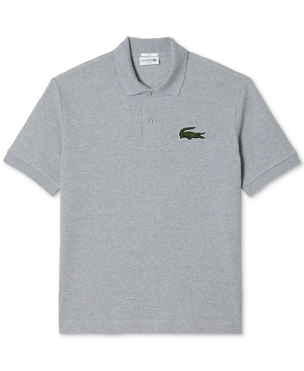 

Мужская рубашка-поло свободного кроя с короткими рукавами и логотипом Lacoste