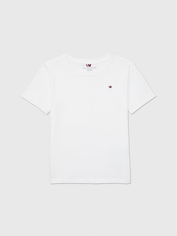 

Детская однотонная футболка Tommy Hilfiger