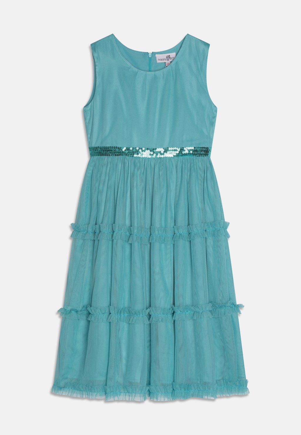 Элегантное платье Sequins Dress happy girls, цвет petrol