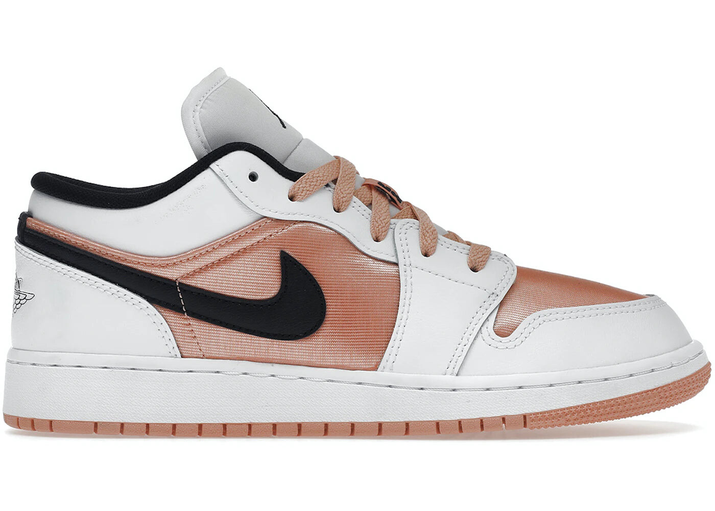 

Кроссовки подростковые Nike Jordan 1 Low White Light Madder Root