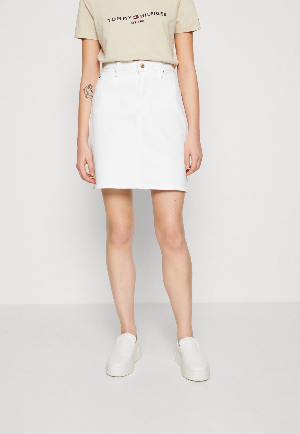 

Мини-юбка Tommy Hilfiger, белый