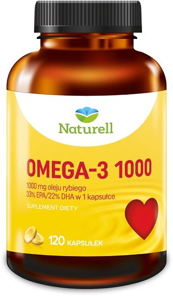 цена Naturell Omega-3 1000 омега 3 жирные кислоты, 120 шт.