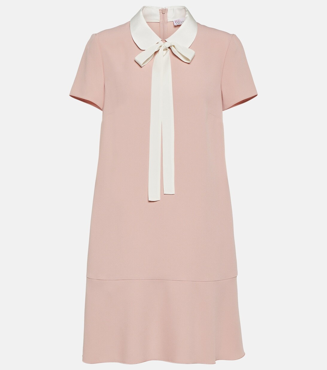 

Мини-платье из атласного крепа REDVALENTINO, фиолетовый