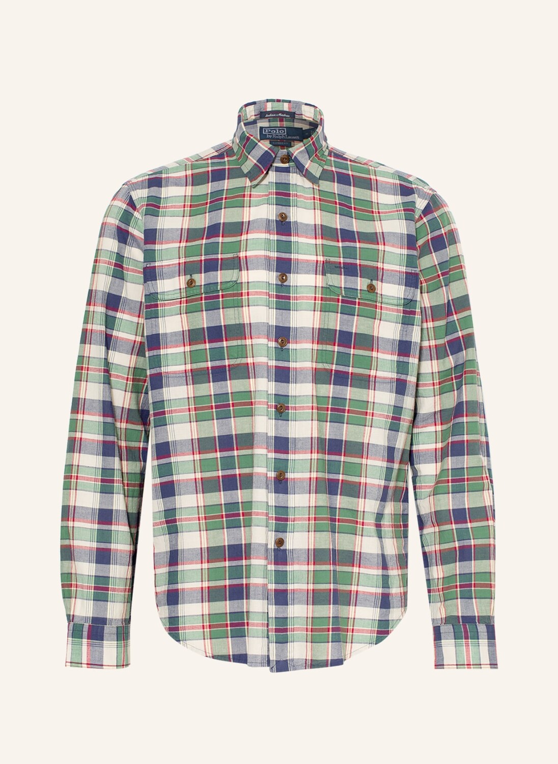

Рубашка POLO RALPH LAUREN Classic Fit, зеленый