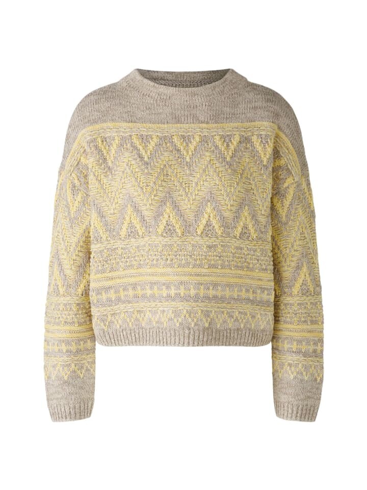 

Пуловер Oui Baumwollmischung, цвет yellow taupe