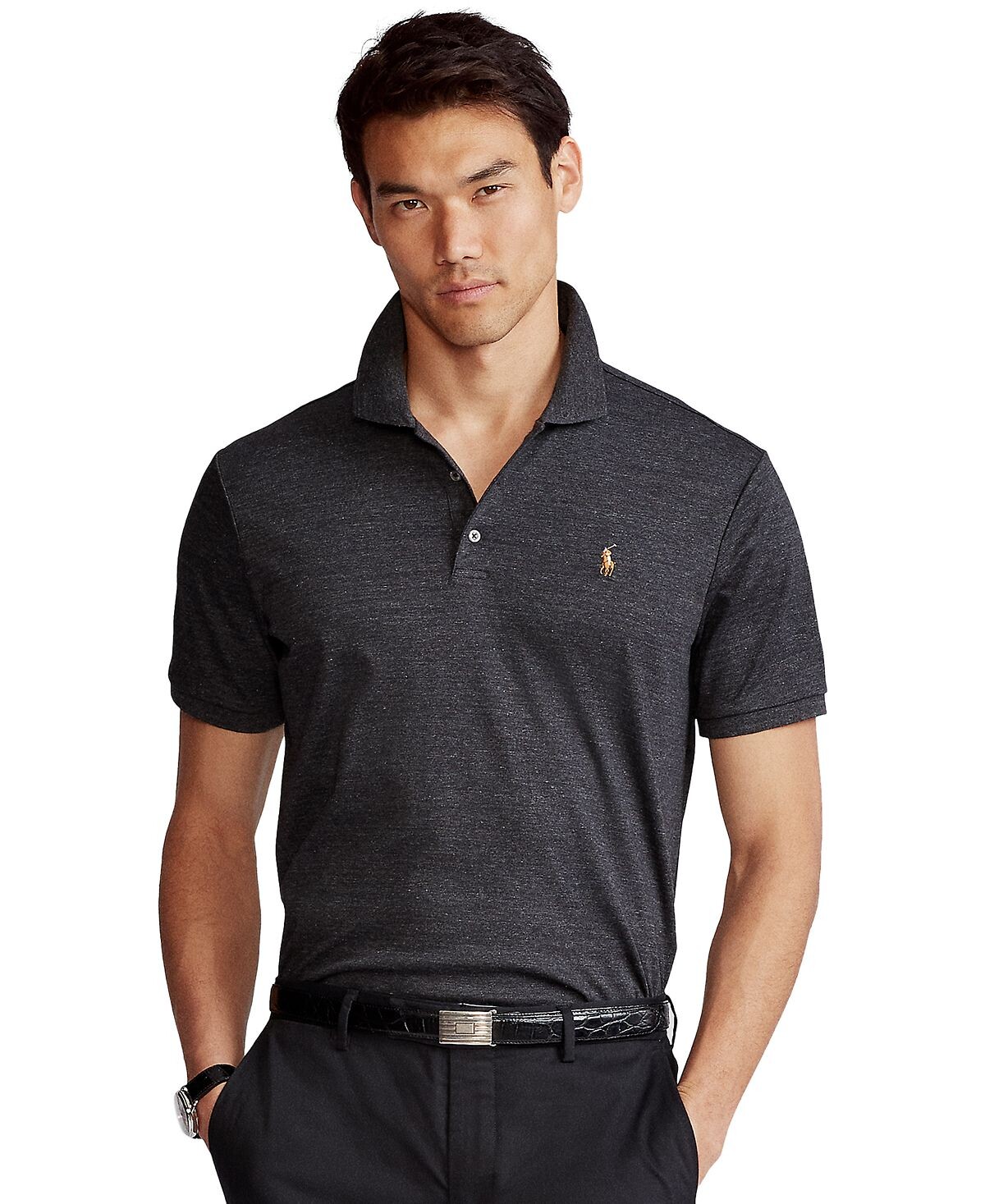 

Мужская рубашка-поло классического кроя из мягкого хлопка Polo Ralph Lauren
