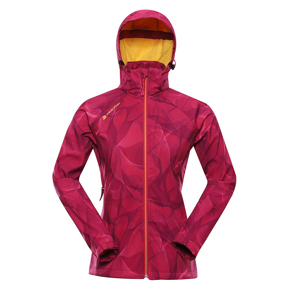 

Спортивная куртка Alpine Pro Hoora softshell, розовый, Красный, Спортивная куртка Alpine Pro Hoora softshell, розовый