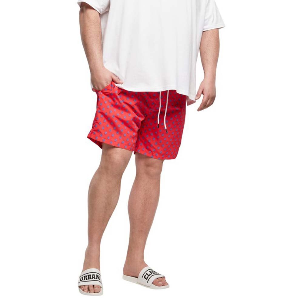 

Шорты для плавания Urban Classics Pattern, красный