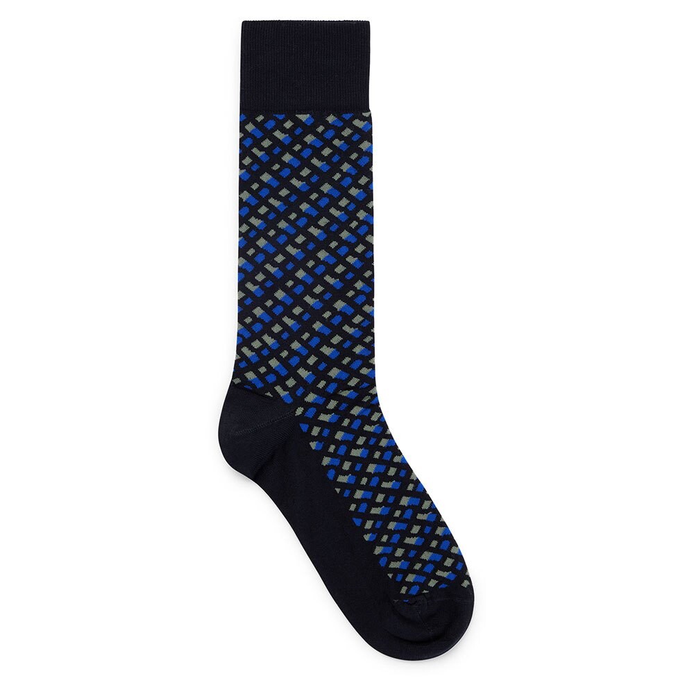 

Носки BOSS Monogram Mc Long, синий