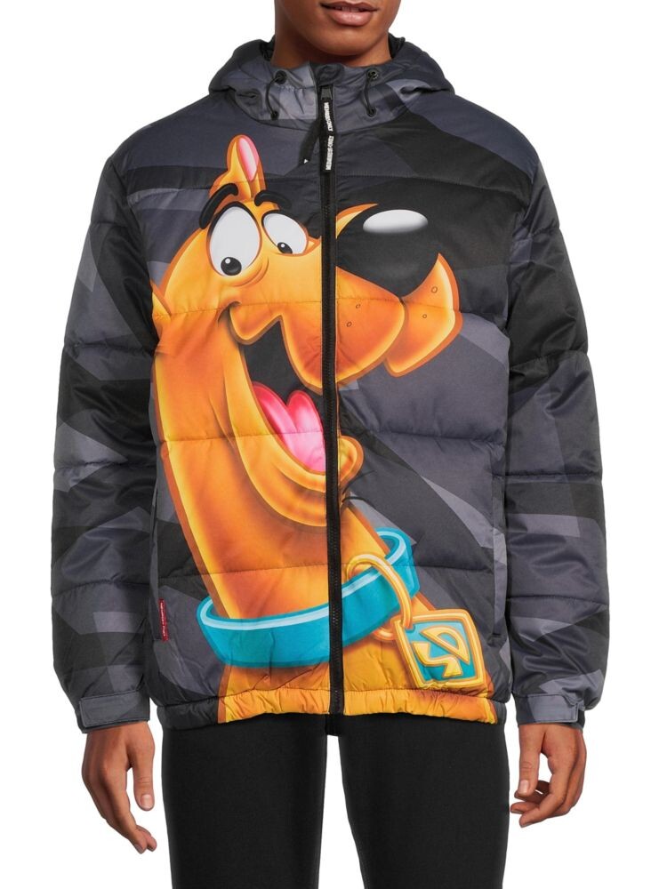 

Пуховик Scoo Bee Doo с графическим рисунком Members Only, цвет Black Combo
