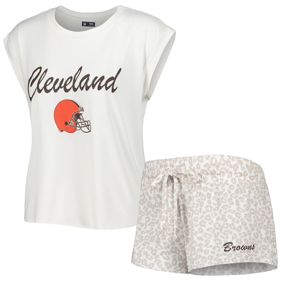 

Пижамный комплект Concepts Sport Cleveland Browns, белый