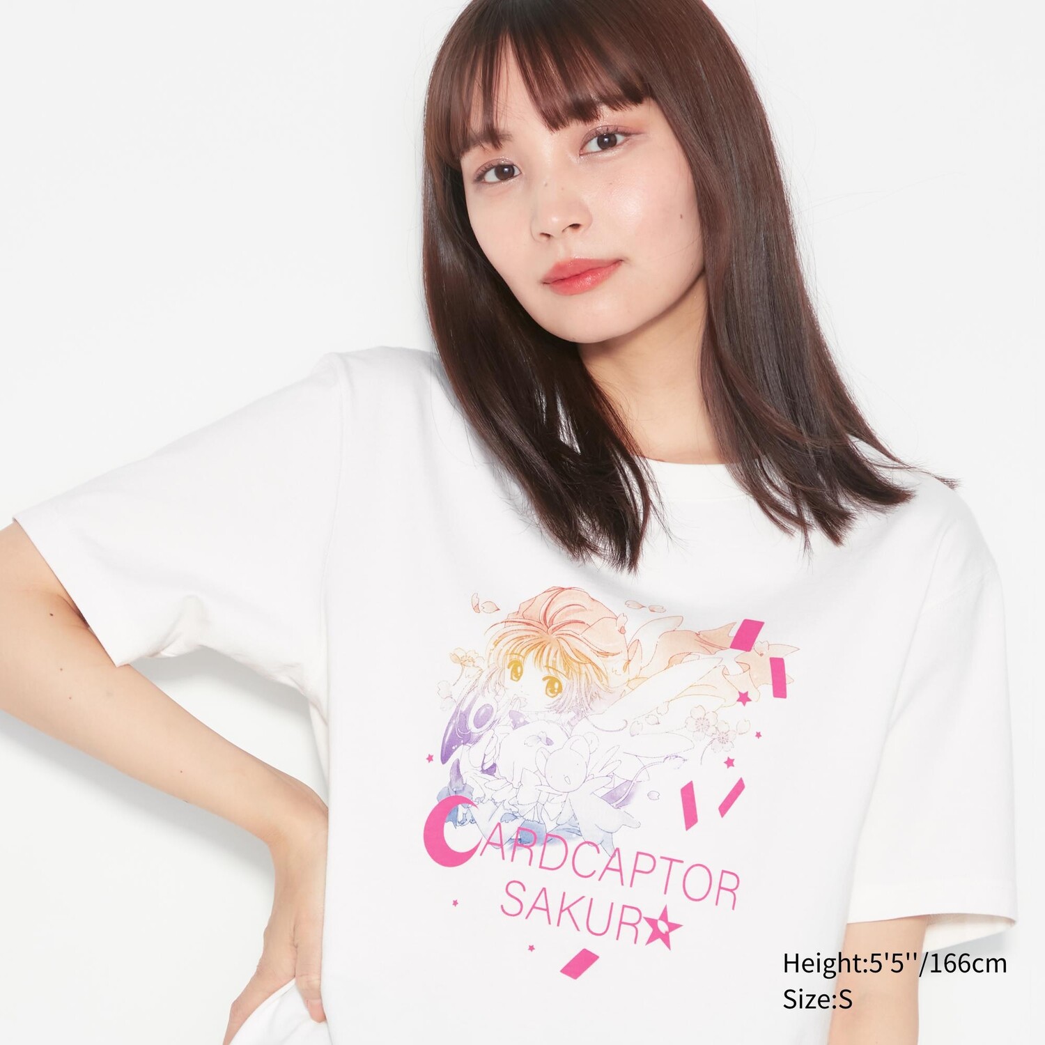 

Футболка с рисунком The World of Clamp UT Uniqlo, кремовый, Бежевый