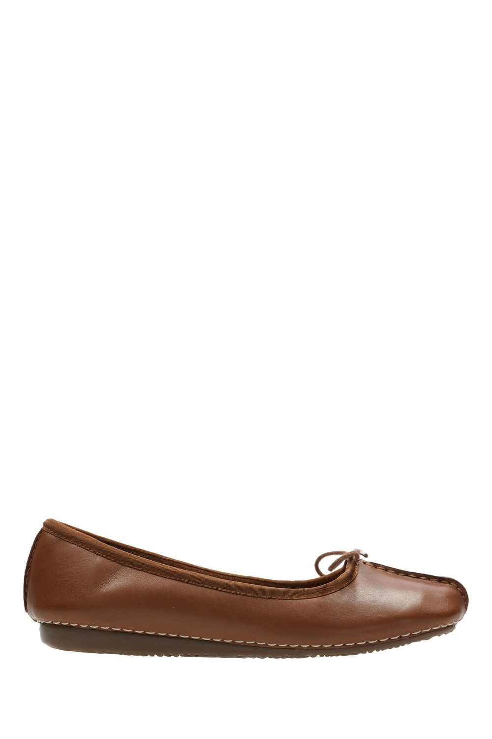 

Freckle Ледяно-коричневые кожаные туфли Clarks, коричневый