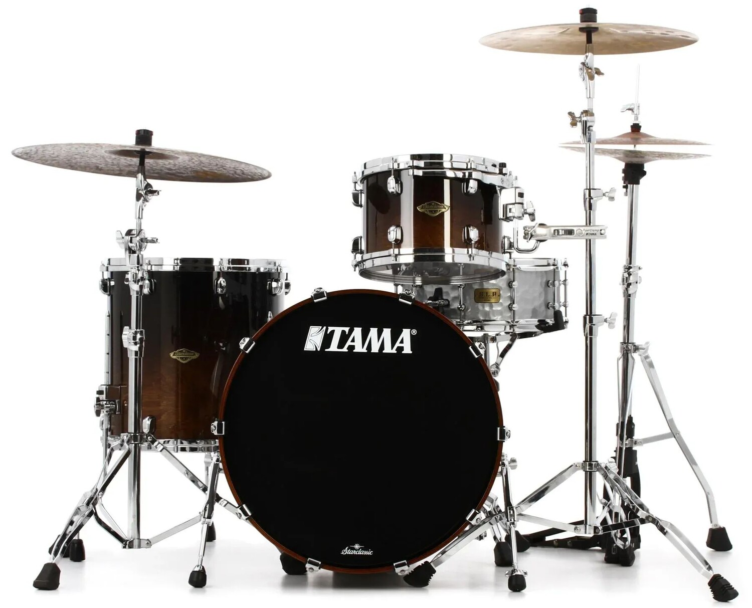 

Набор из 3-х предметов Tama Starclassic Walnut/Birch WBS32RZS — прозрачный мокко с выцветанием