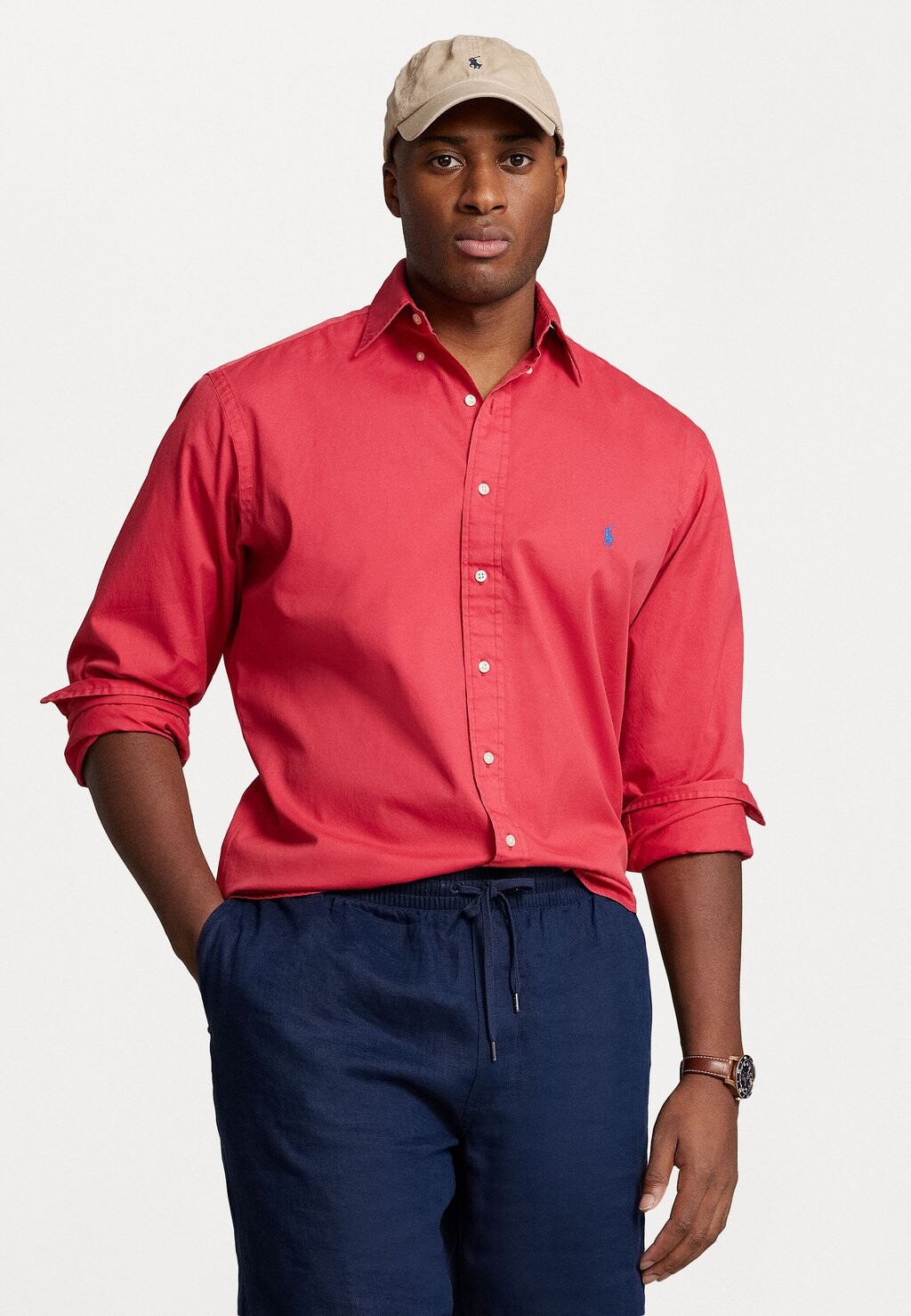

Рубашка Polo Ralph Lauren Big & Tall, красный