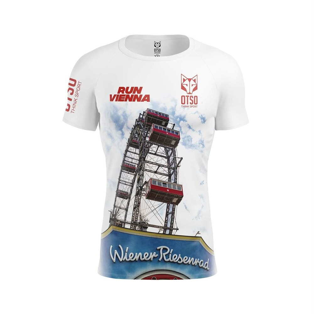 

Футболка Otso Run Vienna Wurstelprater, белый