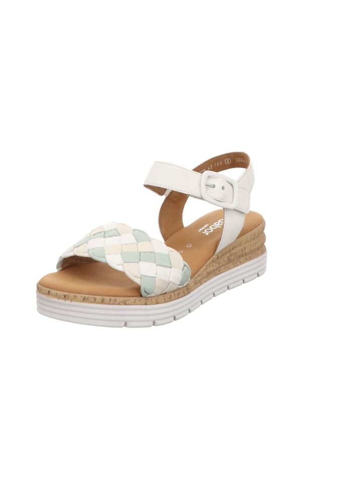 

Сандалии на плоской подошве Gabor, цвет weiss/mint/creme
