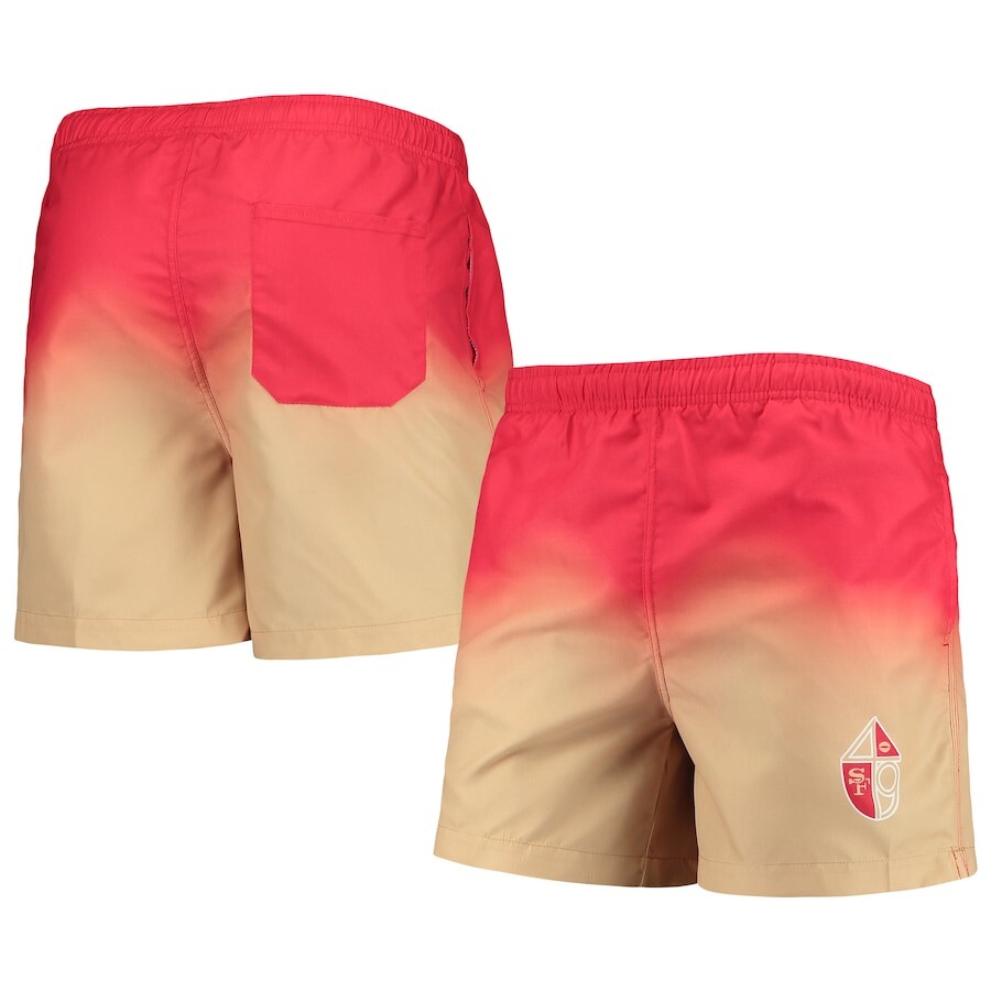 

Пляжные шорты FOCO San Francisco 49Ers, алый