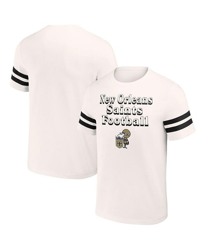 

Мужская футболка NFL x Darius Rucker Collection от Cream New Orleans Saints в винтажном стиле Fanatics, тан/бежевый