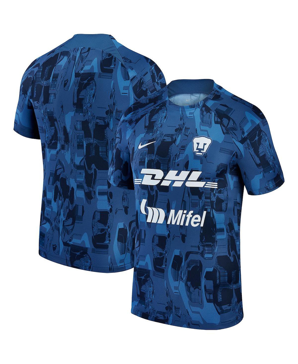 Мужская темно-синяя предматчевая футболка Pumas 2023 Academy Pro Nike