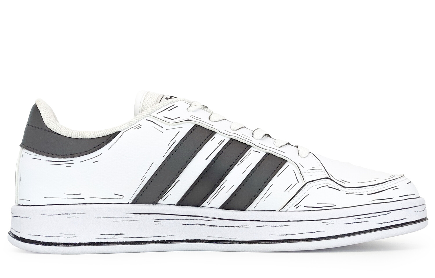 

Кроссовки adidas neo Breaknet Skateboarding Shoes Men, белый