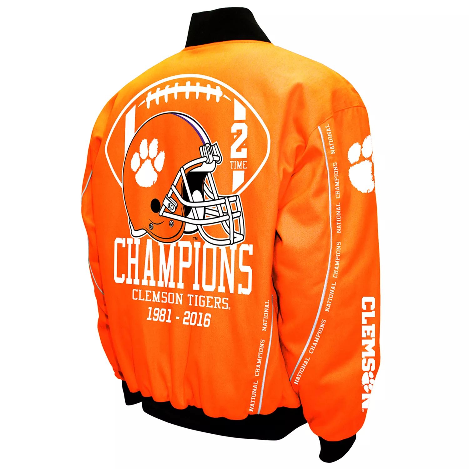 Мужская саржевая куртка Clemson Tigers с памятной надписью Franchise Club