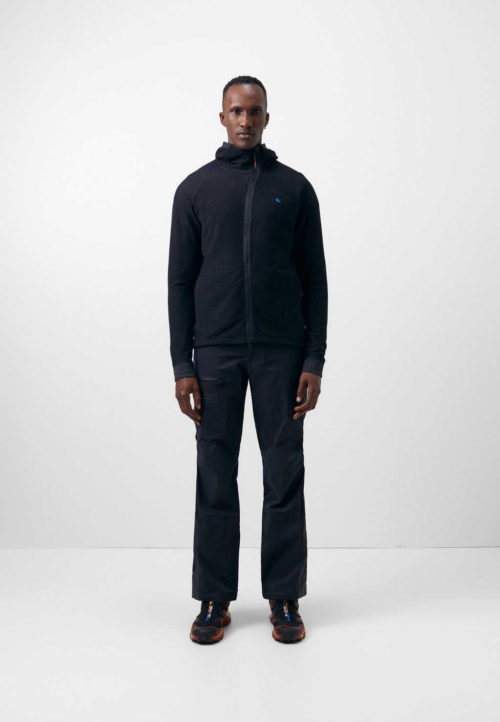 

Толстовка на молнии HÖDUR HOODED ZIP Klättermusen, черный