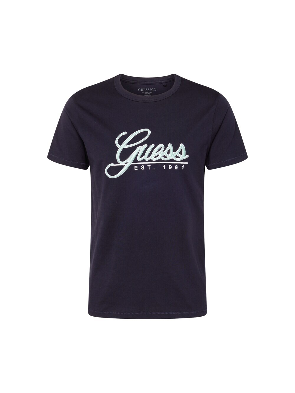 

Футболка Guess, темно-синий/пастельный синий