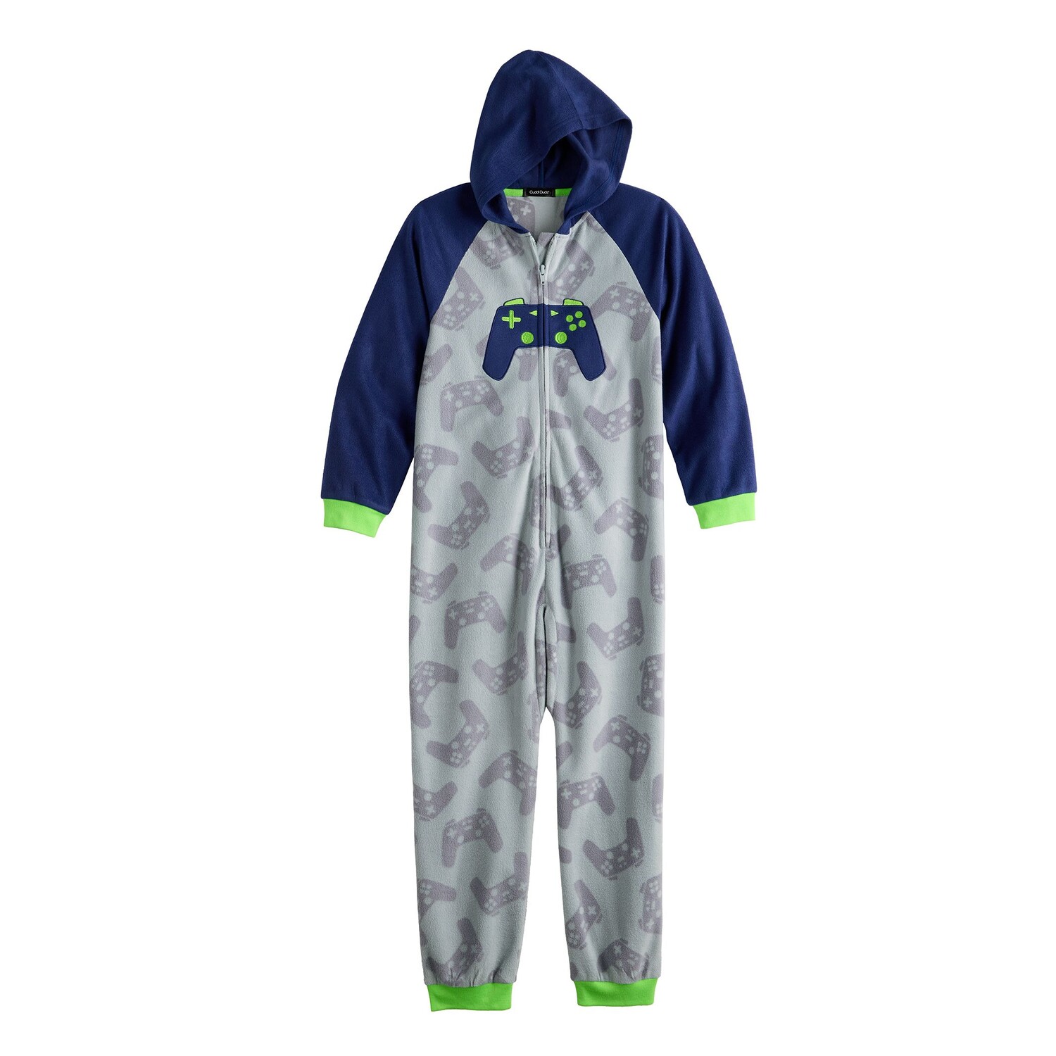 

Цельная пижама с капюшоном Cuddl Duds для мальчиков 4–16 лет Cuddl Duds, синий