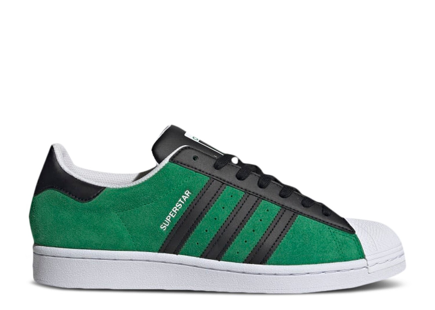 

Кроссовки adidas Superstar 'Green Core Black', зеленый