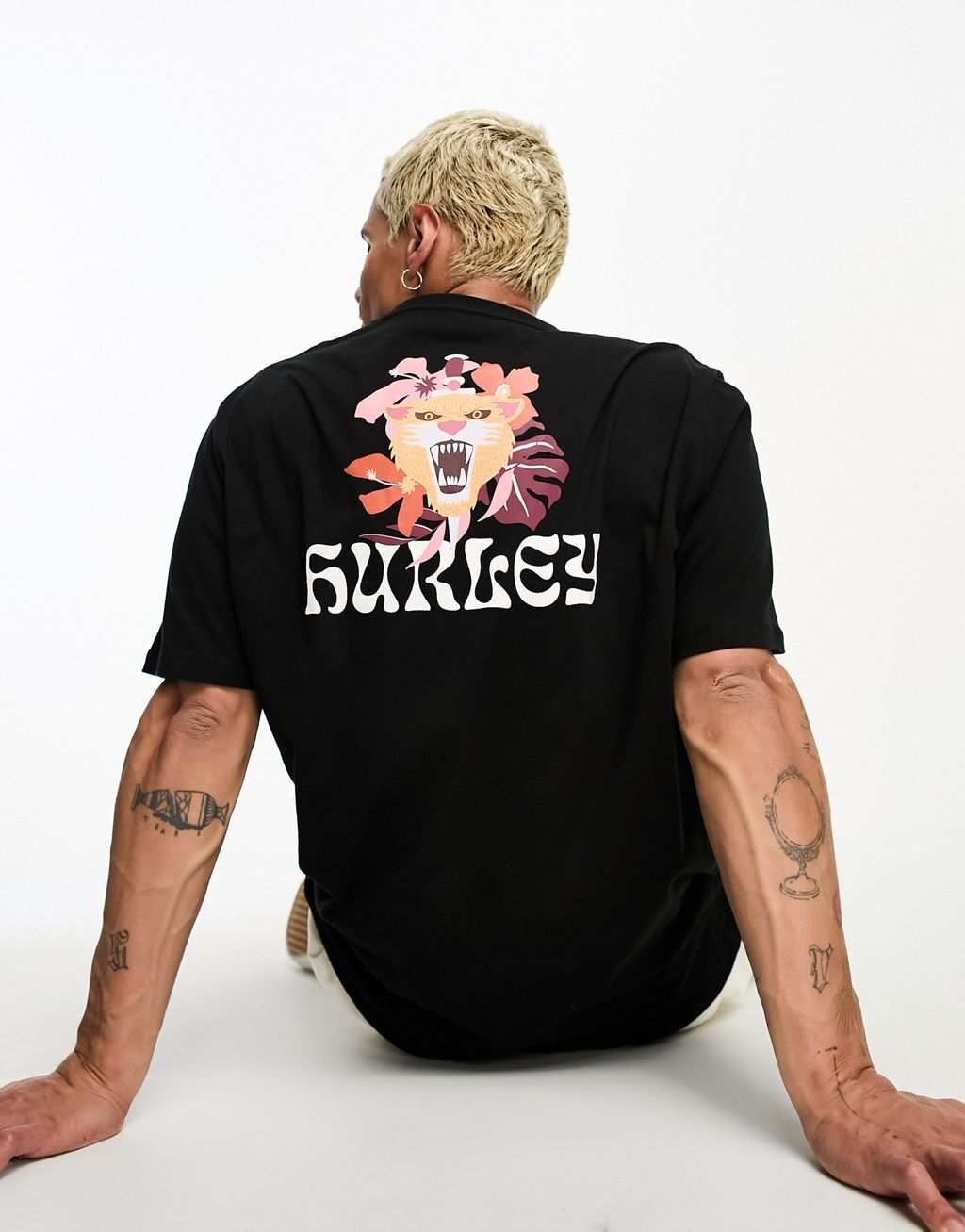 

Черная футболка Hurley Tiger Trip, Черный