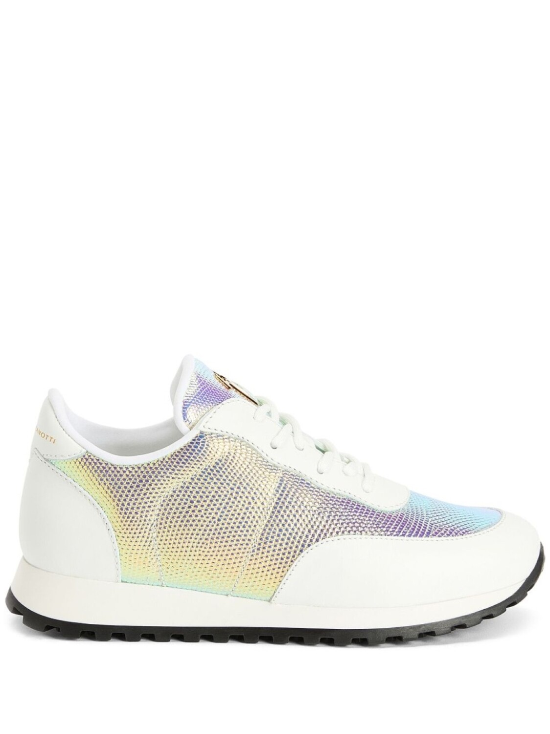 

Кроссовки Giuseppe Zanotti Holographic, белый/мультиколор