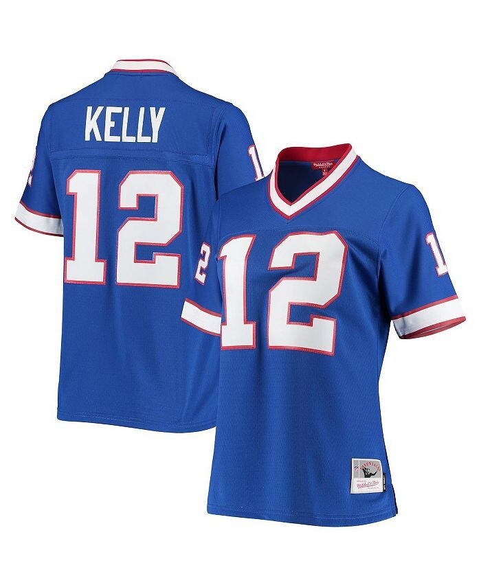 

Женская джерси Jim Kelly Royal Buffalo Bills 1990 Legacy Replica Джерси Mitchell & Ness, синий