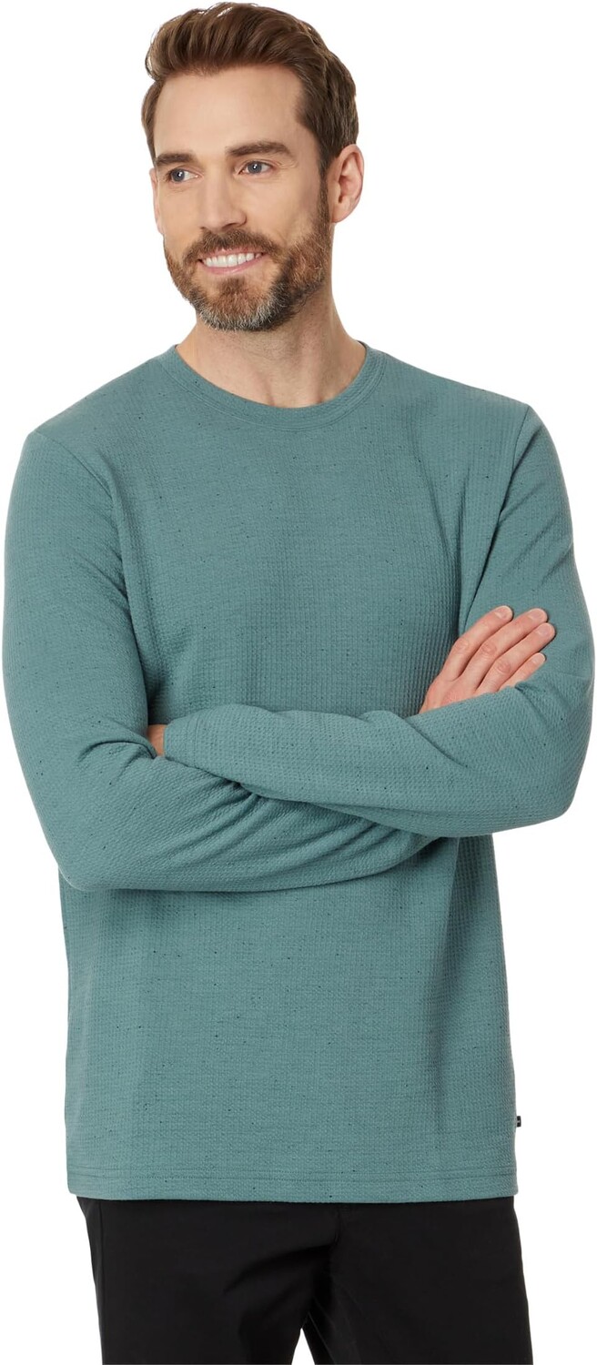 

Топ TravisMathew Cloud Waffle Crew, цвет Silver Pine