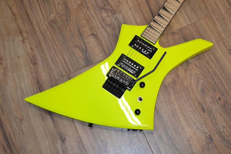 Электрогитара Jackson X SERIES KELLY KEXM 2022 - Neon Yellow