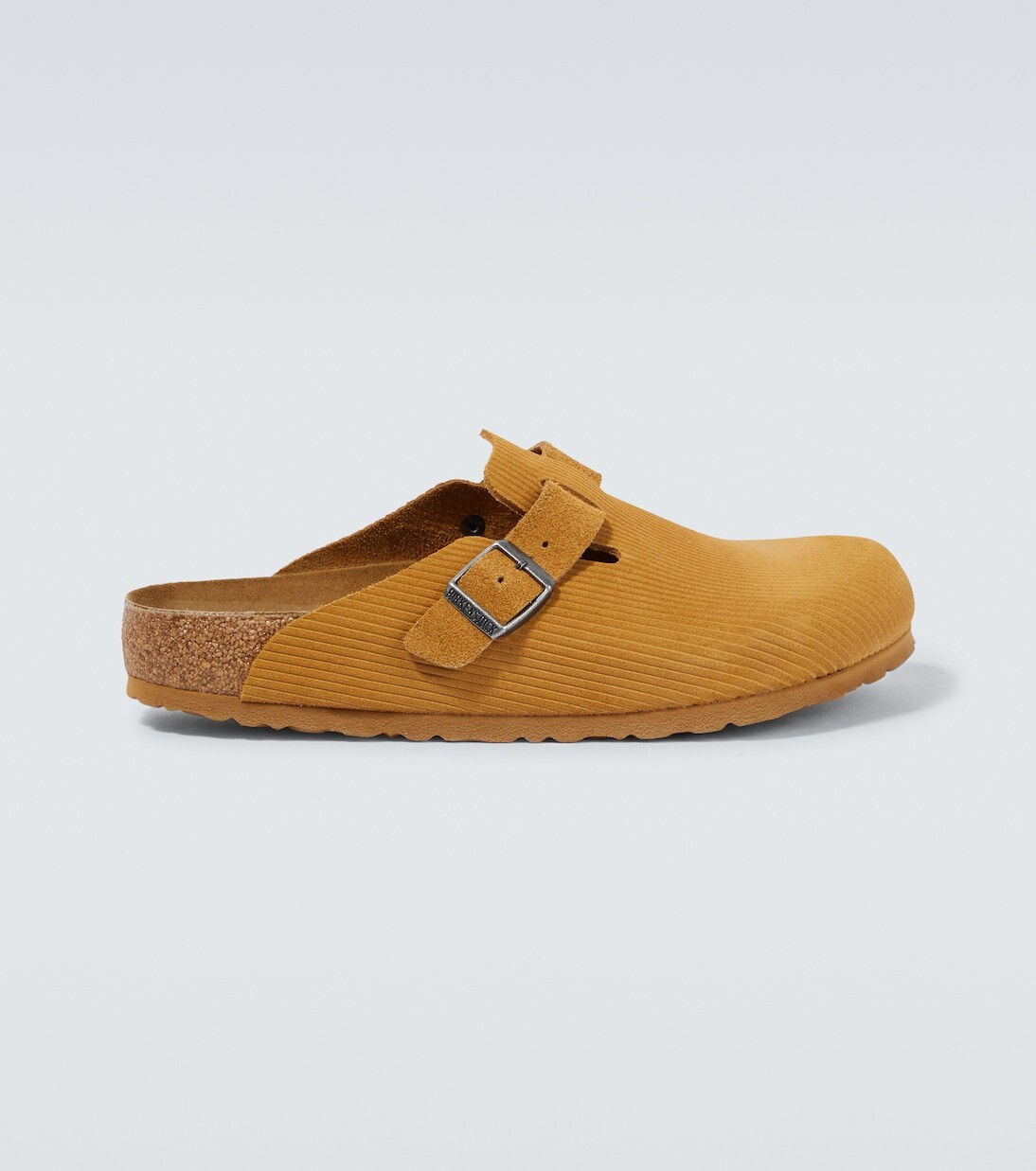 

Замшевые сабо boston с тиснением Birkenstock, коричневый