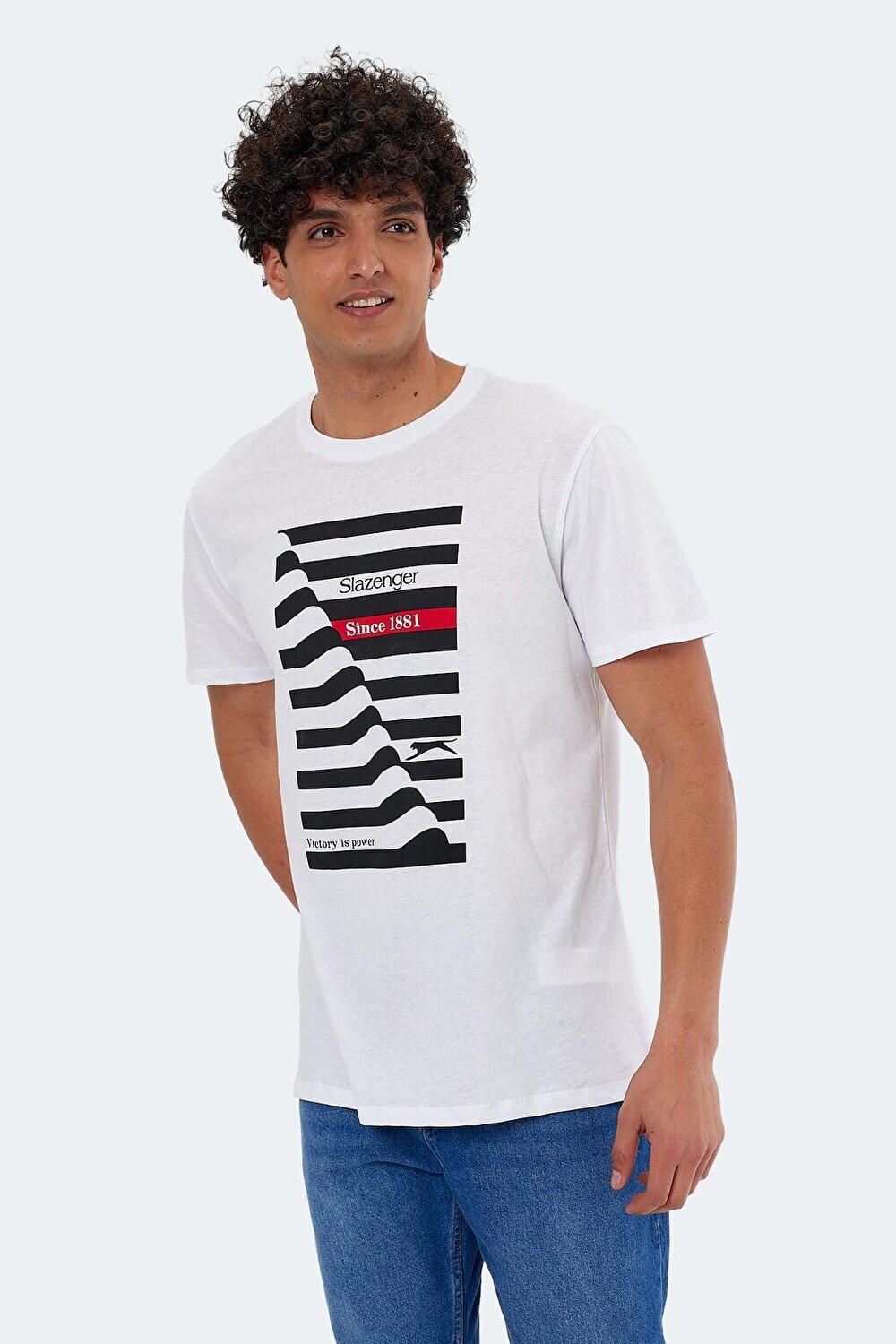 

KATELL OVER Футболка мужская белая SLAZENGER, Белый