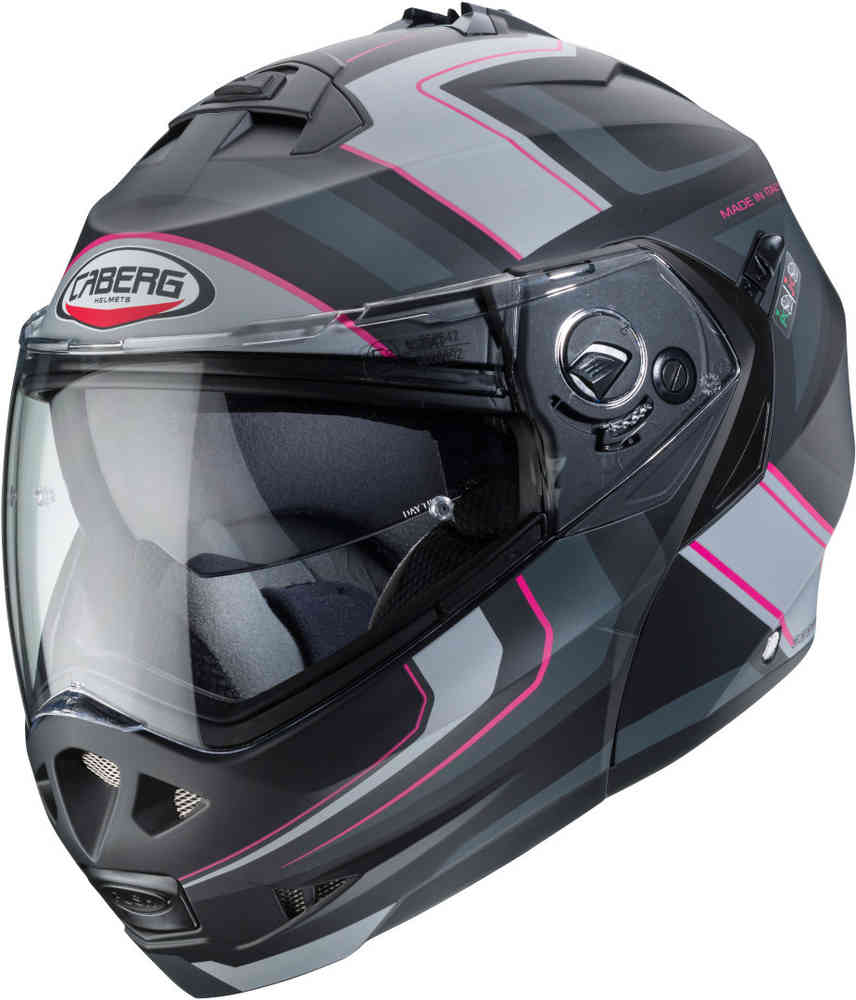 Шлем Duke II Tour Caberg, черный/розовый