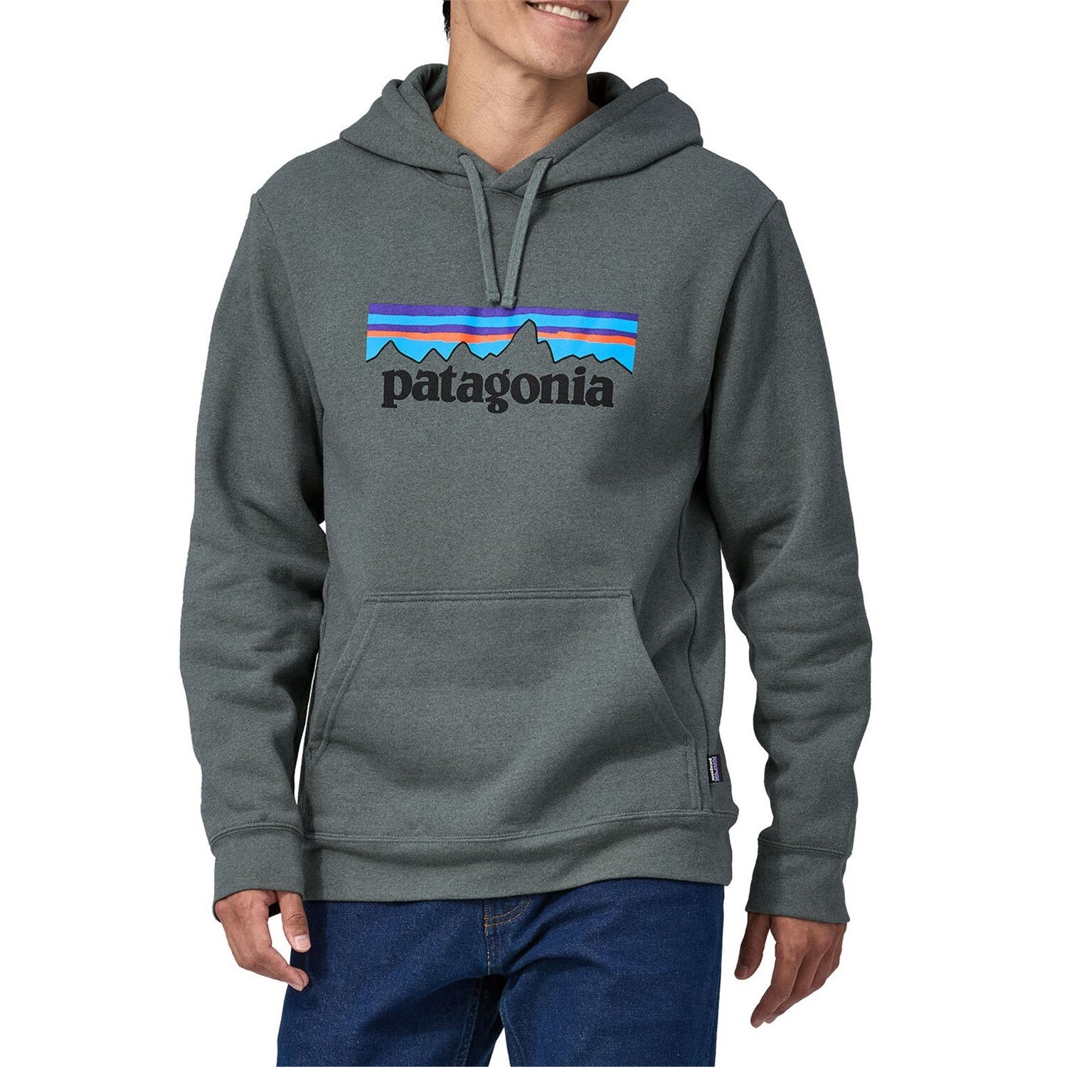 

Худи Patagonia P-6 Logo Uprisal, цвет Nouveau Green