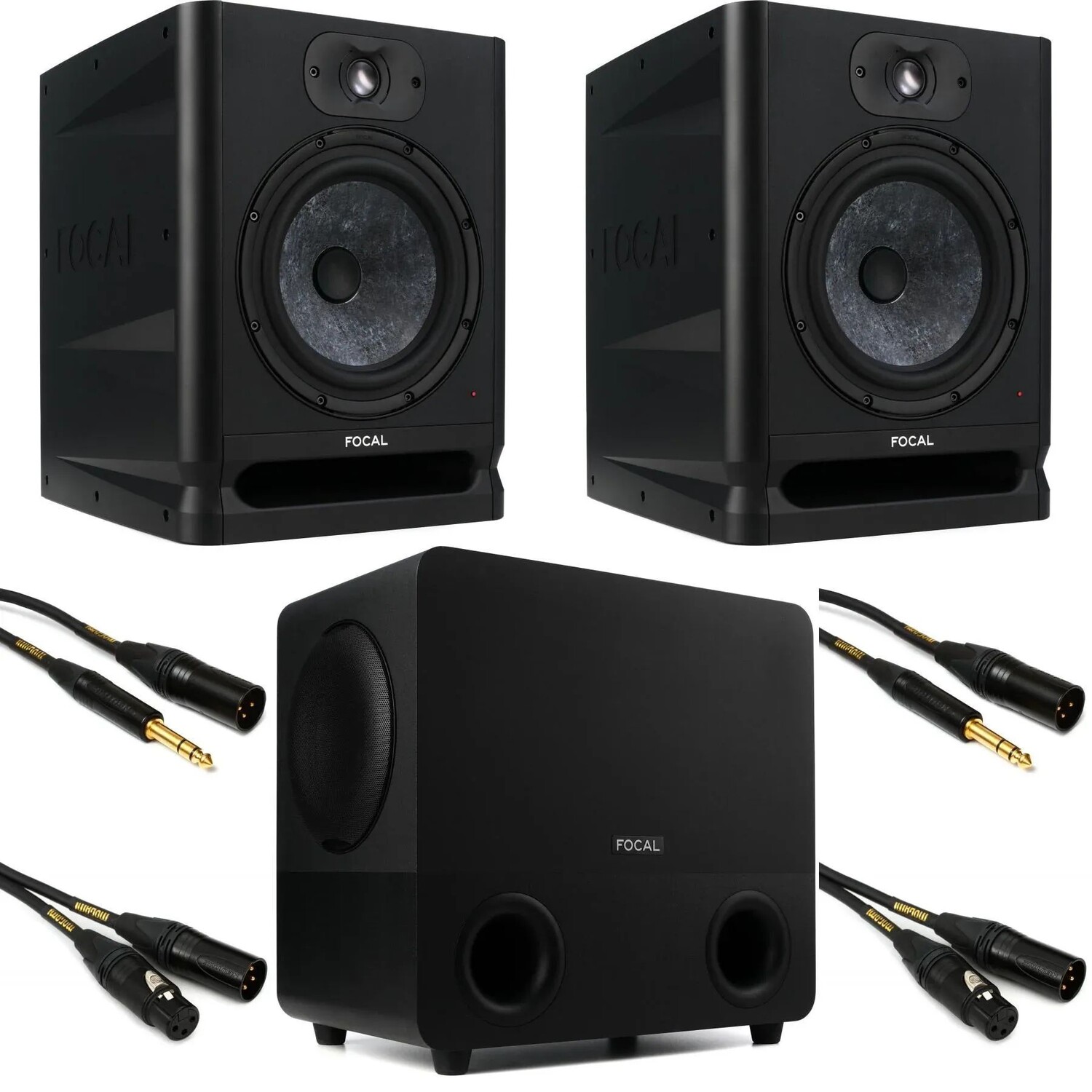 

Focal Alpha 80 Evo 8-дюймовый активный студийный монитор (пара) с 8-дюймовым студийным сабвуфером и кабелями