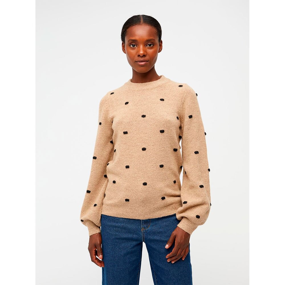 

Свитер Object Eve Nonsia O Neck, коричневый