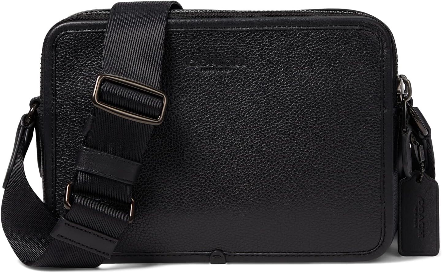 

Сумка Charter Crossbody 24 in Pebble COACH, цвет JI/Black