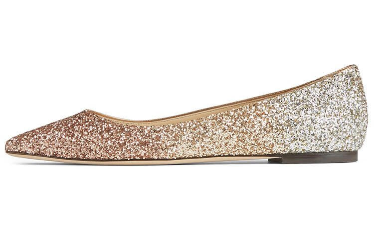 

Jimmy Choo Wmns Romy Туфли на плоской подошве с острым носком, Розовый