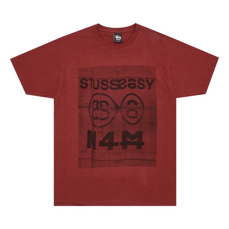 

Футболка Stussy No.4 Blur 'Dark Red', красный