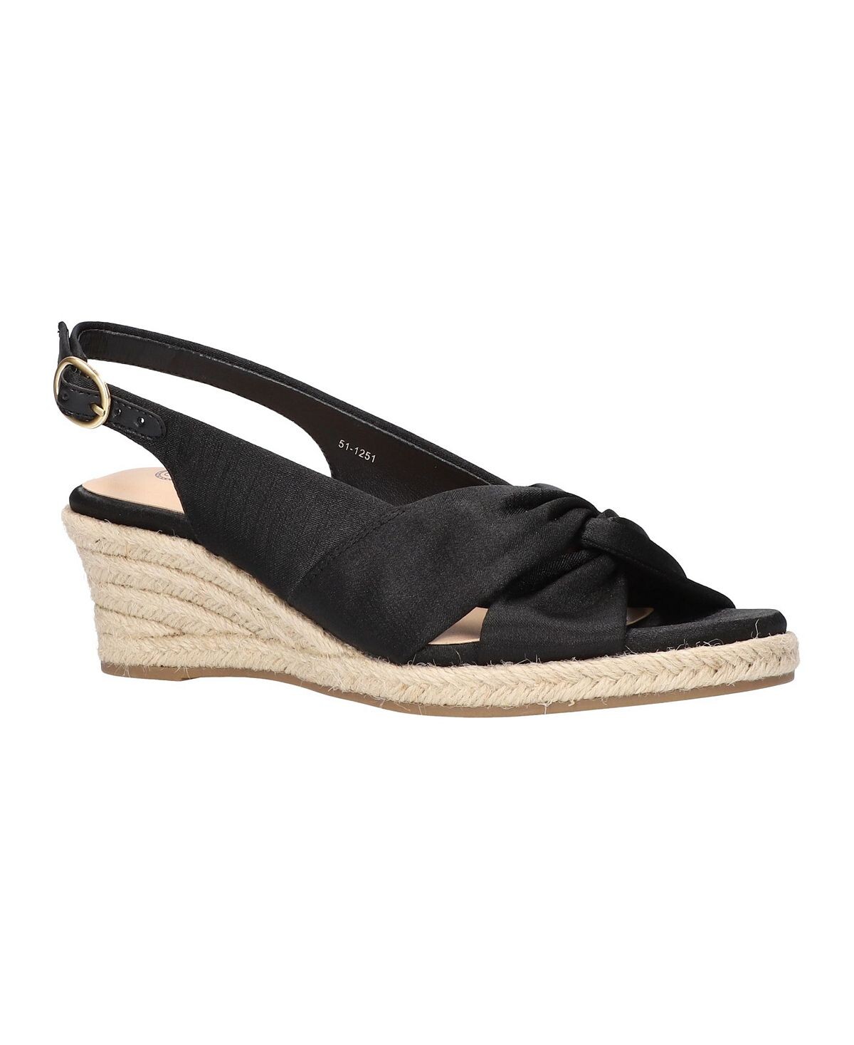 

Женские босоножки Kimora Espadrille на танкетке Bella Vita, черный