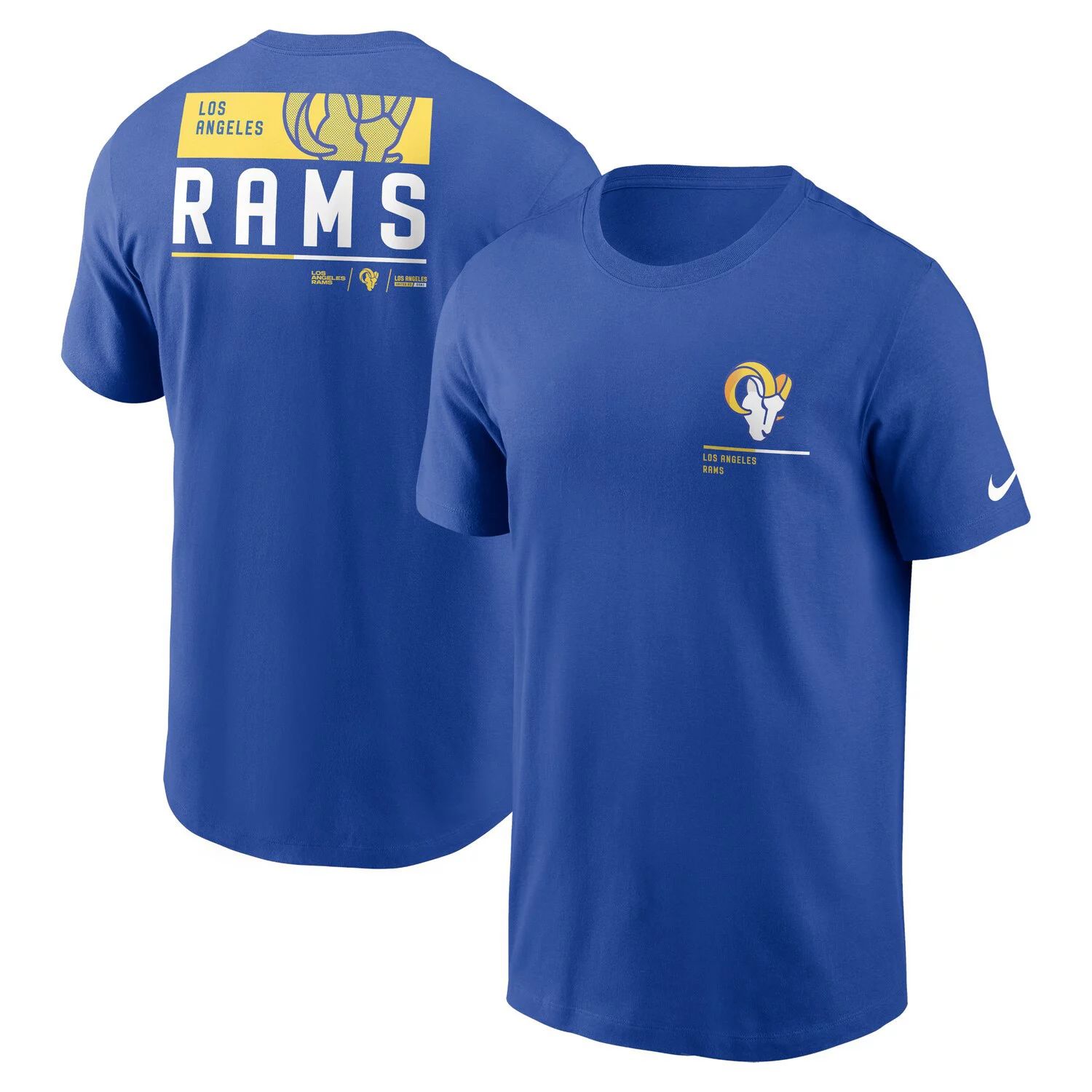 Мужская футболка Royal Los Angeles Rams Team Incline Nike